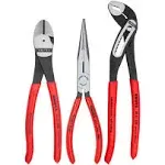 Knipex 3 Piece Pliers Set with Alligator Pliers