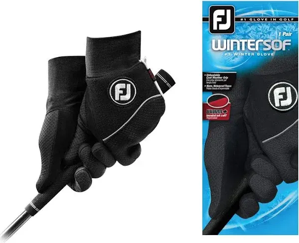 FootJoy Wintersof Womens Regular Large Golf Gloves Great For Wind &amp; Cold Weather