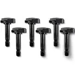 FAERSI Ignition Coil Pack of 6 Replacement for 3.0L 3.2L 3.5L Accord Odyssey ...