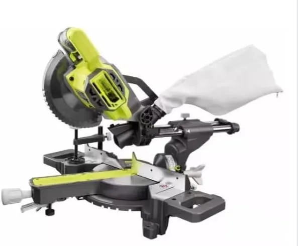 RYOBI Sliding Miter Saw ONE+ 18V Cordless Positive-Stops w/ Battery + Charger