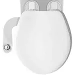 Kendall Bidet Bundle, Slow-Close Never Loosen Toilet Seat with Perfect Fit, Fres