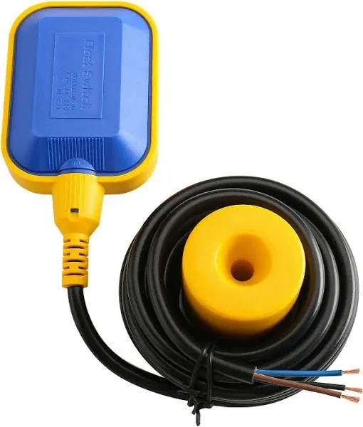 Baomain 8M Cable Float Switch Water Level Controller for Tank Pump