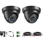 ZOSI Wired 1080p Outdoor/Indoor CCTV TVI Security Camera Compatible for Analog DVR