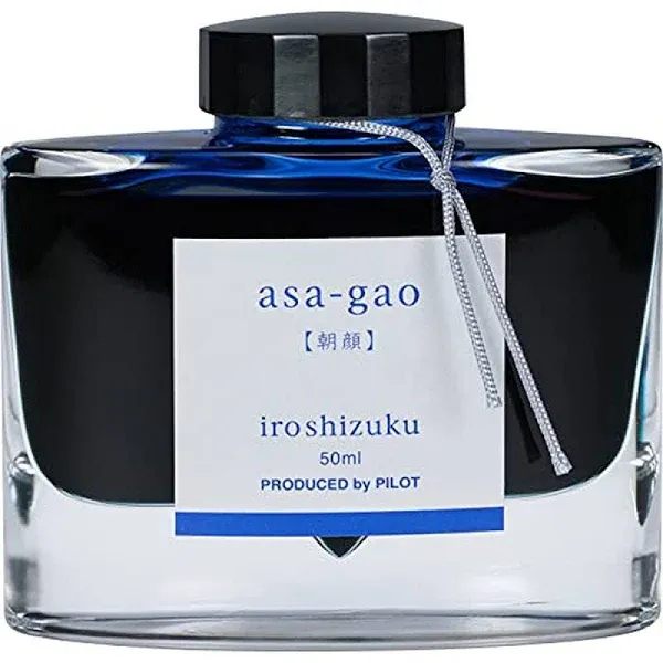 Pilot Iroshizuku Bottled Fountain Pen Ink Morning Glory Asa-Gao 50ml