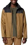 Men's Columbia Glennaker Lake II Rain Jacket Medium Delta/Black