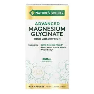 Nature's Bounty Advanced Magnesium Glycinate Capsules