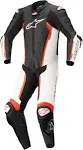 Alpinestars Missile V2 1-Piece Suit-Black/White/Red-54