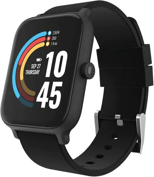 Unisex Smartwatch - Fitness Tracker, Heart Rate Monitor, Customizable Watch Face - Activity and Calorie Tracker - Multi Sports Modes - Bluetooth Connectivity