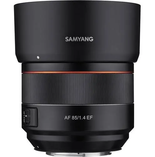 Samyang 85mm F1.4 High Speed Auto Focus Lens for Canon EF Mount, Black (SYIO85AF-C)