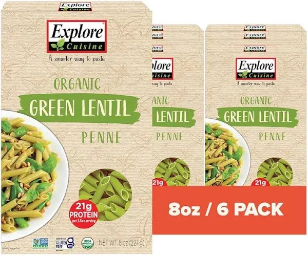 Explore Cuisine Org. Green Lentil Penne