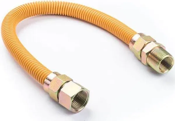 ​EasyFlex 3/4 in. MIP x 3/4 in. FIP x 24 in. Coated Stainless Steel Gas Connecto