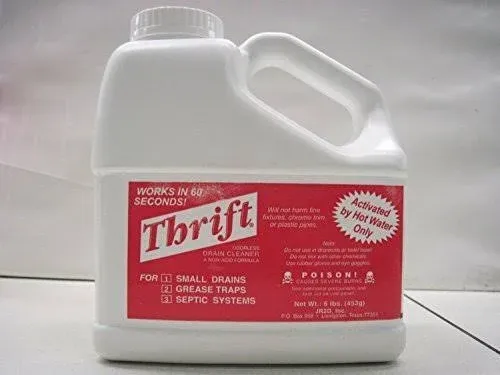 Thrift T-600 Alkaline Based Granular Drain Cleaner