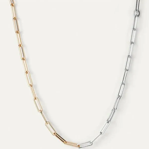 Jenny Bird Stevie Slim Two-Tone Necklace