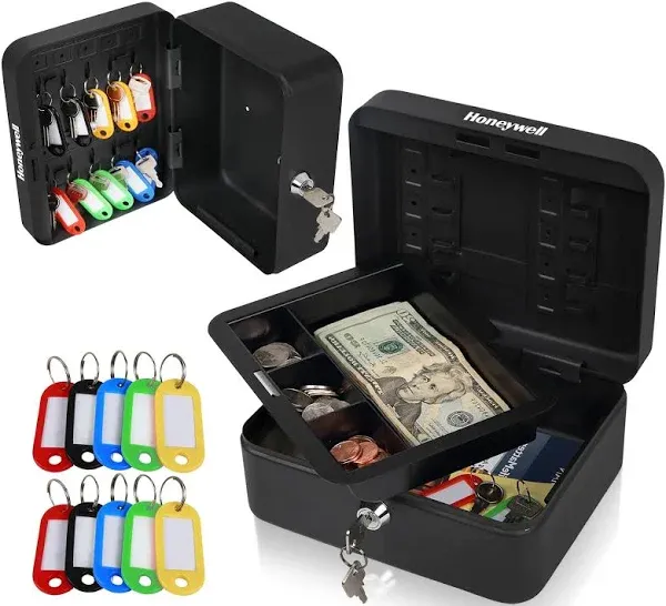 Honeywell 6111 Convertible Steel Key and Cash Box