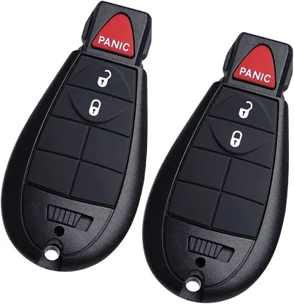 Key Fob Fobik Replacement Compatible for Dodge Ram 1500 2013 2014 2015 2016 2017 2018 2019 2020 2021 2500 3500 4500 5500 2013-2018 Pickup Truck Keyless Entry Remote Control GQ4-53T 56046953AE