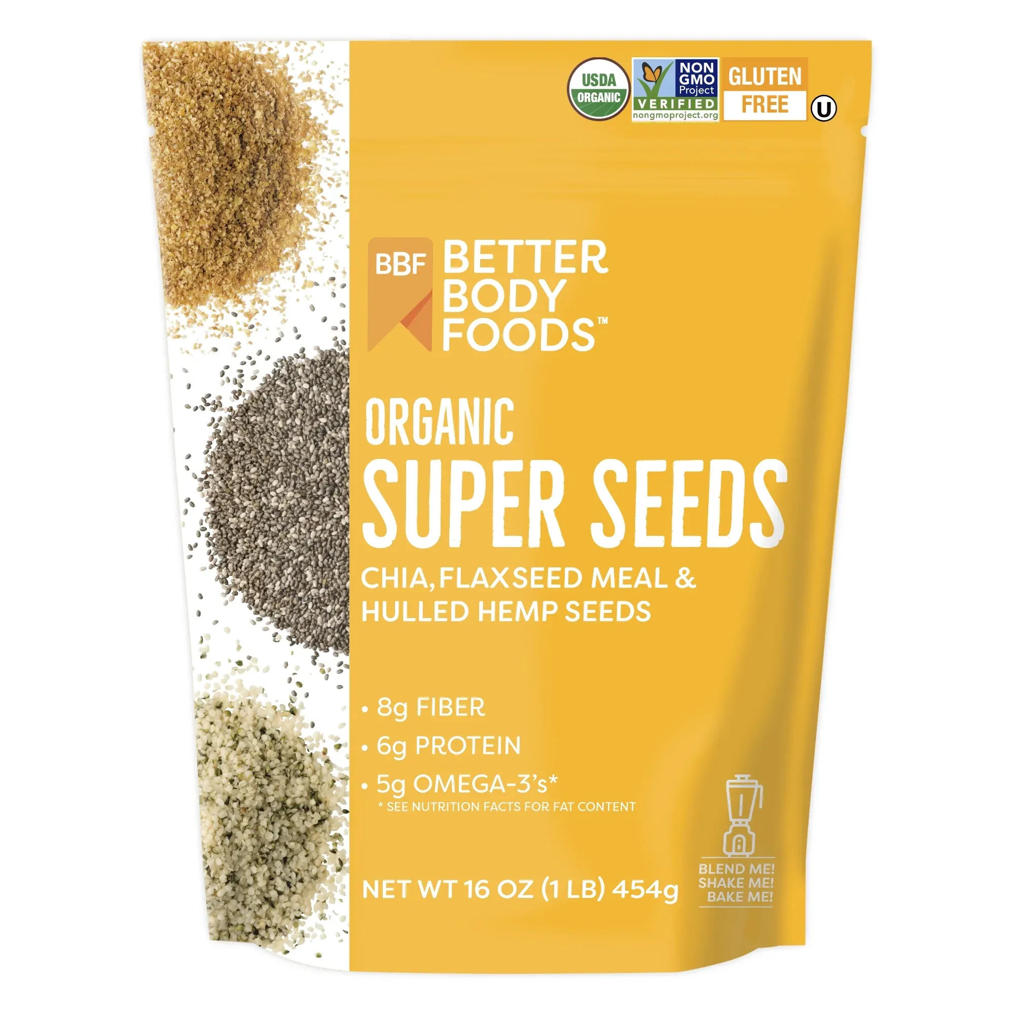 BetterBody Foods Organic Super Seeds (1 lbs)