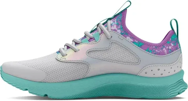 Under Armour Girl&#039;s 11 K Periwinkle Slip On Sneakers UA GPS Infinity 2.0 3026167