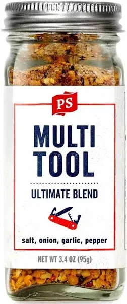 PS Seasoning Multi-Tool- Ultimate Blend Complete Seasoning, All Purpose Seasoning Shaker with Onion, Garlic, Pepper, Seasonings and Spices for Cooking