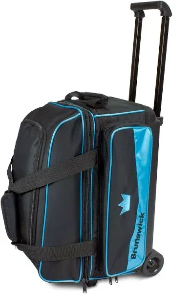 Brunswick Zone Double Roller Sky Blue Bowling Bag