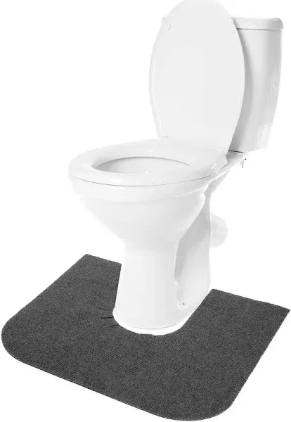 Rounded Commode Potty Training Mat Rug Super Absorbent Toilet Training for Kids