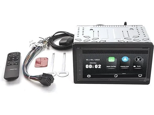 Nakamichi Na3625-w6 6.8 Mechless Receiver Compatible with Wireless Carplay & Android Auto