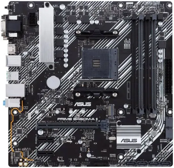 PRIME-B450M-A | Asus ASUS Prime B450M-A Desktop Motherboard AMD B450 Chipset Socket AM4