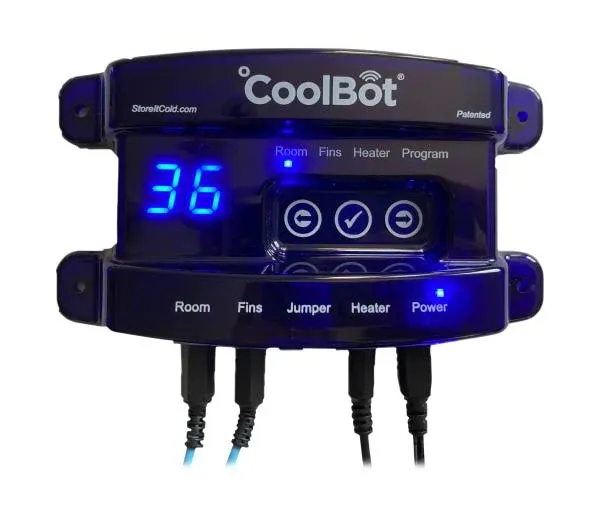 CoolBot Walk-In Cooler Controller w/ Air Conditioner Control from 59°F to 34°F