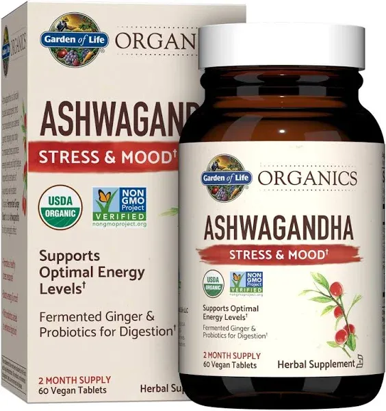 Garden of Life mykind Organics Ashwagandha Stress & Mood