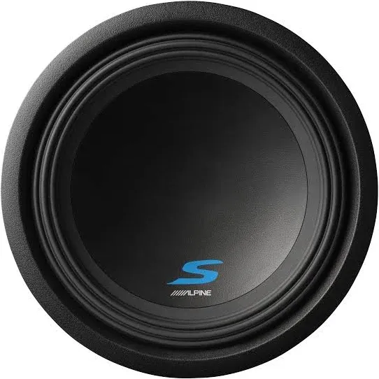 Alpine S-W12D4 12" Dual 4-Ohm Subwoofer