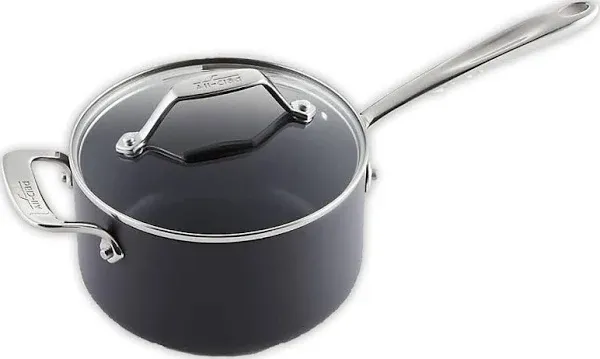 All-Clad Essentials Nonstick Cookware (2.5 Quart Sauce Pan with Lid)