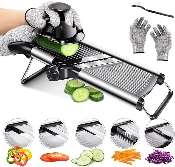 Masthome Mandoline Food Slicer-11 Mandoline Food Slicer-11  Masthome Mandoline..