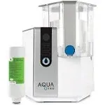 AquaTru Classic Alkaline Countertop Water Filter System with Additional Replacement VOC Filter (Stage 4)