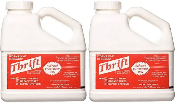 Thrift T-600 Alkaline Based Granular Drain Cleaner