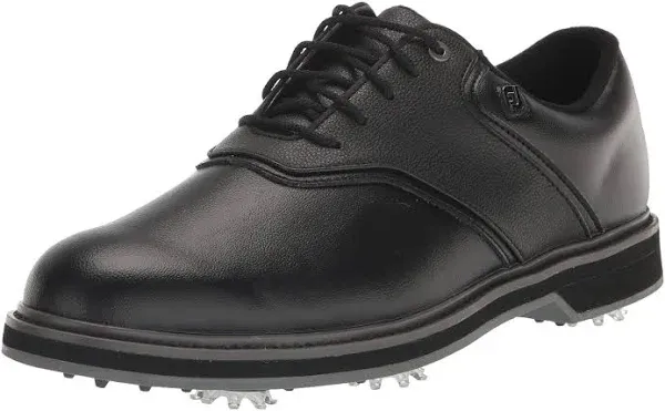 FootJoy Originals Golf Shoes - Black/Black 57024