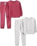 Simple Joys by Carter's girls 4-piece Playwear Set