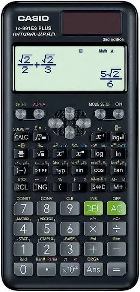 Casio FX-991ES Plus Edition Scientific Calculator Trigonometrica<wbr/>l Statistics