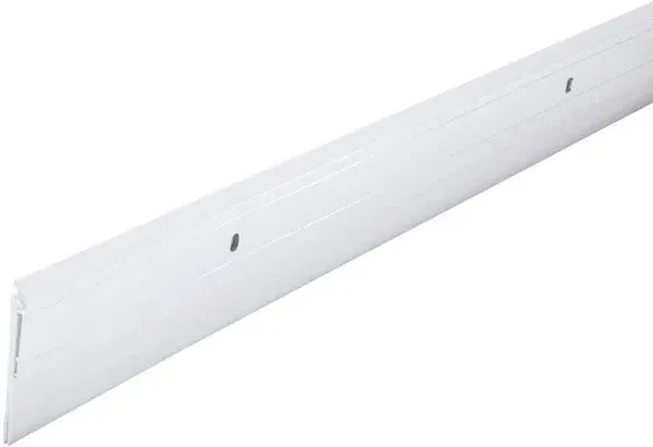 36 In. White Aluminum and Vinyl Standard Screw-On Door Sweep