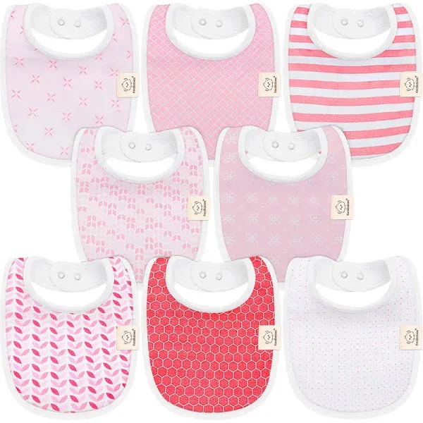 KeaBabies 8-Pack Baby Drool Bibs