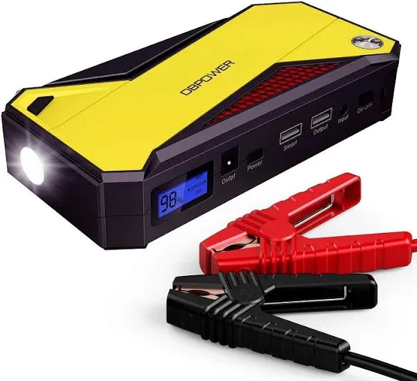 18000mAh 12V Car Jump Starter Portable Power Bank Battery Booster 800A DBPOWER