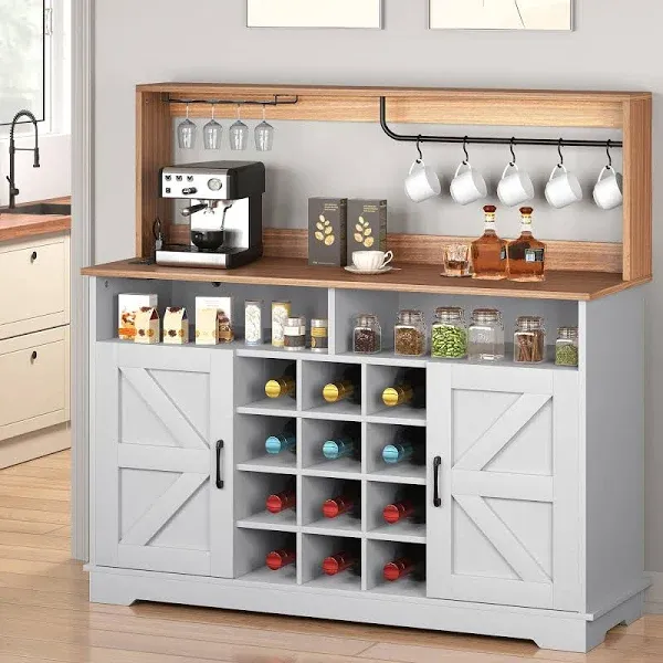 YITAHOME Farmhouse Kitchen Buffet Cabinet