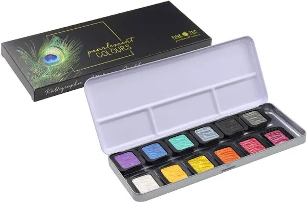 Finetec Mica Watercolor Pearlescent Paint 6 Set F0600