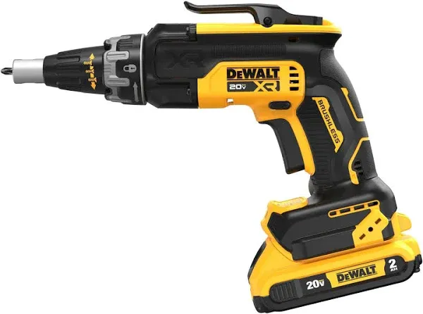 DEWALT DCF630D2 20V MAX XR Brushless Drywall Screwgun Kit