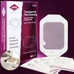 Transparent Film Dressing 4&#039;&#039; X 4.75&#039;&#039;, 50 Packs, Waterproof Wound Cover Bandage