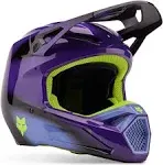 Fox Racing V1 Interfere Helmet (Black/Blue, Medium)