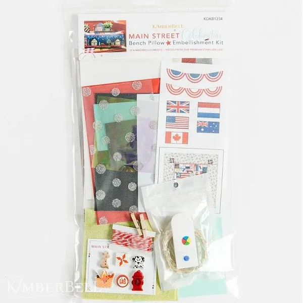 Main Street Celebration Embellishment Kit | Kimberbell #KDKB1243