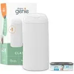 Diaper Genie Classic Pail includes 1 Starter Square Refill That can hold up to 165 newborn-sized diapers.