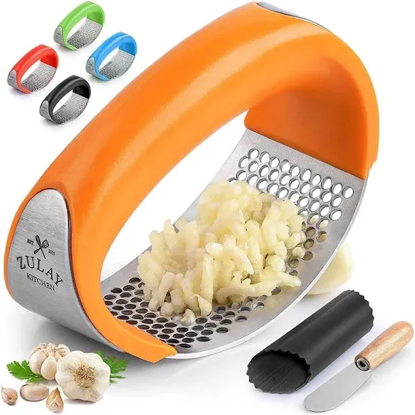 Garlic Rocker with Garlic Peeler Tool