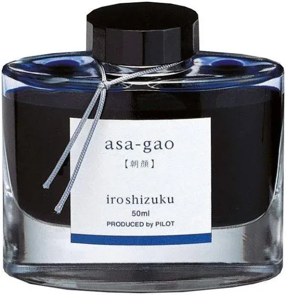 Pilot Ink Iroshizuku 50ml Blue - Asa-gao (Morning Glory)