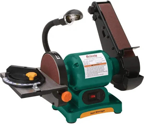 Grizzly H7761 2" x 27" Belt/6" Disc Combo Sander