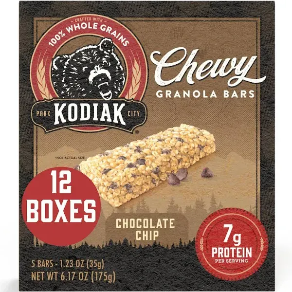 Kodiak Cakes Chocolate Chip Chewy Bars